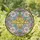 Mothers' Tiffany Stained Glass Mama Floral Mosaic Art Golden Yellow Pink Lavender Teal Green Jewel Tones Stained Glass Suncatcher - 1