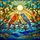 Nature Lovers' Vibrant Tiffany Style Stained Glass Songbirds & Berries Mosaic Art Stained Glass Suncatcher - 5