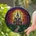 Gothic Art Enthusiasts' Tiffany Style Stained Glass Mansion Purple Orange Moon Forest Design Stained Glass Suncatcher - 2