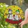 Winter Holiday Enthusiasts' Tiffany Style Stained Glass Snowman Family Red Green Poinsettia Holly Honeycomb Mosaic Stained Glass Suncatcher - 2