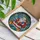 Christmas Lovers' Tiffany Stained Glass Santa Candy Cane Gifts Holly Snowflakes Jewel Tones Festive Pattern Stained Glass Suncatcher - 3