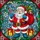 Christmas Lovers' Tiffany Stained Glass Santa Candy Cane Gifts Holly Snowflakes Jewel Tones Festive Pattern Stained Glass Suncatcher - 5