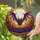 Gothic Fantasy Enthusiasts' Intricate Stained Glass Bat Full Moon Autumnal Misty Landscape Jewel Tones Stained Glass Suncatcher - X5FU9Kgccv