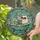 Whimsical Art Lovers' Cozy Ghost Bathtub Stained Glass Tiffany-Style Amber Teal Yellow Mosaic Stained Glass Suncatcher - 2