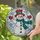 Holiday Season Lovers' Cheerful Stained Glass Snowman Mosaic, Red Hat, Teal Scarf, Winter Jewel Tones Stained Glass Suncatcher - -WZhl7JdFa