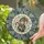 Holiday Enthusiasts' Tiffany Stained Glass Elf with Candy Cane, Jewel Tone Swirling Mosaic & Snowflakes Stained Glass Suncatcher - 2
