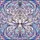 Art Lovers' Iridescent Tiffany Stained Glass Lotus Bloom Lavender Pink Blue Aquatic Mosaic Stained Glass Suncatcher - 5