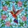Nature Lovers' Vibrant Tiffany Stained Glass Hummingbird Floral Mosaic Jewel Tones Stained Glass Suncatcher - 5