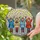 Families' Vibrant Tiffany Stained Glass Winter Children Mosaic Art Jewel Tones Stained Glass Suncatcher - 2