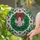 Christmas Style Lovers' Red Green Tiffany Stained Glass Wreath Geometric Mosaic Stained Glass Suncatcher - rlTTwWDeVY