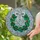 Holiday Enthusiasts' Intricate Tiffany Stained Glass Holly Wreath Winter Frost Mosaic Emerald Crimson Jewel Tones Stained Glass Suncatcher - Y2sPg3sReL