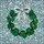 Holiday Enthusiasts' Intricate Tiffany Stained Glass Holly Wreath Winter Frost Mosaic Emerald Crimson Jewel Tones Stained Glass Suncatcher - 5