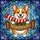 Corgi Lovers' Christmas Glowing Stained Glass Tiffany Art Corgi Holly Berries Snowflakes Stained Glass Suncatcher - 5