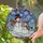 Winter Lovers' Tiffany Style Stained Glass Snowmen Jewel Tone Mosaic Winter Scene Stained Glass Suncatcher - TVjvdm8lve