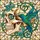 Art Lovers' Tiffany Stained Glass Skull Hummingbird Floral Teal Amber Jewel Tone Mosaic Design Stained Glass Suncatcher - 5