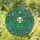 Whimsical Art Lovers' Intricate Stained Glass Friendly Ghost Monstera Leaves Dappled Jungle Mosaic Emerald Teal Amber Stained Glass Suncatcher - 1