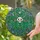 Whimsical Art Lovers' Intricate Stained Glass Friendly Ghost Monstera Leaves Dappled Jungle Mosaic Emerald Teal Amber Stained Glass Suncatcher - 2