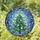 Holiday Enthusiasts' Vibrant Tiffany Stained Glass Christmas Tree Winter Sky Mosaic Red Green Gold Teal Stained Glass Suncatcher - 6Ohamql5ke