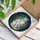 Cat Lovers' Elegant White Cat Tiffany Stained Glass Jewel Tone Blues Greens Amber Mosaic Stained Glass Suncatcher - 3