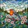 Nature Lovers' Vibrant Stained Glass Robin, Orange Red Breast, Pink Blossoms Tiffany Mosaic Stained Glass Suncatcher - 5