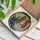 Dog Lovers' Tiffany Stained Glass Collie Dog Head Floral Mosaic Amber Blue Purple Stained Glass Suncatcher - JZgnWJNwlc