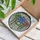 Botanical Art Lovers' Iridescent Stained Glass Succulent Garden Mosaic Stained Glass Suncatcher - 3
