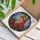 Fox Lovers' Majestic Stained Glass Fox Bust Tiffany Jewel Tone Floral Mosaic Art Stained Glass Suncatcher - 3