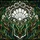 Art Lovers' Tiffany Stained Glass Frosted Shell, Pearl & Emerald Botanical Mosaic Jewel Tones Stained Glass Suncatcher - 5