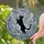 Fantasy Art Lovers' High Contrast Tiffany Style Stained Glass Winged Black Cat Ethereal Cloud Mosaic Stained Glass Suncatcher - QV-_FEGV1A
