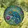 Art Lovers' Emerald Blue Purple Stained Glass Chameleon Rose Tiffany Style Mosaic Stained Glass Suncatcher - PCzoZt0a78