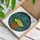 Art Lovers' Tiffany Style Stained Glass Lemon Basket Mosaic, Vibrant Jewel Tone Floral Geometric Pattern Stained Glass Suncatcher - rm8n_xesaz