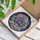 Art Lovers' Vibrant Tiffany Stained Glass Hydrangea Bouquet Butterfly Jewel Tone Mosaic Pattern Stained Glass Suncatcher - 3