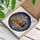 Mystical Art Fans' Tiffany Stained Glass Halloween Cats Celestial Night Orange Purple Black Stained Glass Suncatcher - 3