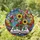 Nature Lovers' Vibrant Tiffany Stained Glass Wildflower Book Sunflower Daisy Mosaic Stained Glass Suncatcher - HNgtOeuw7q