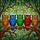 Nature Lovers' Vibrant Jewel Tone Stained Glass Owls Forest Canopy Mosaic Art Stained Glass Suncatcher - 5