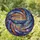 Cosmic Ocean Lovers' Tiffany Stained Glass Baleen Whale Galaxy Nebula Deep Blue Purple Orange Jewel Mosaic Stained Glass Suncatcher - 1