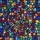 Peace Advocates' Intricate Tiffany Style Stained Glass Peace Symbol Mosaic Jewel Tones Red Blue Green Yellow Stained Glass Suncatcher - 5