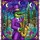 Music Lovers' Dapper Emerald Alligator Saxophone Tiffany Stained Glass Amethyst Purple Gold Teal Intricate Design Stained Glass Suncatcher - 5