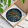 Nature Lovers' Intricate Tiffany Style Stained Glass Red Leaf Botanical Jewel Tones Stained Glass Suncatcher - 3