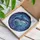Ocean Lovers' Vibrant Stained Glass Great White Shark Ocean Mosaic with Blue Purple Waves Stained Glass Suncatcher - ctSfg09SA-