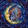 Greyhound Lovers' Tiffany Stained Glass Iridescent Greyhound Moon Starry Sky Golden Blue Art Stained Glass Suncatcher - 5