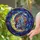 Greyhound Lovers' Tiffany Stained Glass Iridescent Greyhound Moon Starry Sky Golden Blue Art Stained Glass Suncatcher - 2