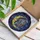 Greyhound Lovers' Tiffany Stained Glass Iridescent Greyhound Moon Starry Sky Golden Blue Art Stained Glass Suncatcher - 3