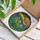 Vibrant Art Enthusiasts' Roaring T-Rex Rainbow Flag Stained Glass Mosaic Jewel Tones Stained Glass Suncatcher - 3