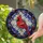 Mothers' Sentimental Art Tiffany Stained Glass Cardinal Mom Blossoms Cross Geometric Mosaic Jewel Tones Stained Glass Suncatcher - 2