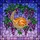 Cat Lovers' Tiffany Stained Glass Orange Tabby Cat Wisteria Twilight Mosaic Jewel Tones Stained Glass Suncatcher - 5