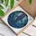 Ocean Enthusiasts' Stained Glass Whale Shark Tiffany Style Deep Blue Teal Emerald Geometric Ocean Mosaic Stained Glass Suncatcher - S2h1XIwoHb