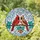 Art Enthusiasts' Tiffany Style Stained Glass Cardinal Pair Jewel Tone Intricate Winter Mosaic Stained Glass Suncatcher - Fo9iSa9r7H