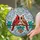 Art Enthusiasts' Tiffany Style Stained Glass Cardinal Pair Jewel Tone Intricate Winter Mosaic Stained Glass Suncatcher - RbO5KqtUzc