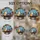 Cat & Craft Lovers' Tiffany Stained Glass Tabby Cat, Sewing Machine, Roses, Blue Sky Jewel Tone Mosaic Stained Glass Suncatcher - 3adwyrv5Pg